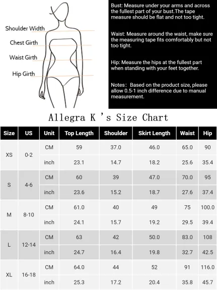 Allegra K - Summer Blazer Skirt Work Suit