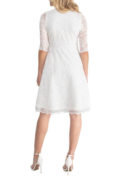 Kiyonna Bella Lace A-Line Cocktail Dress