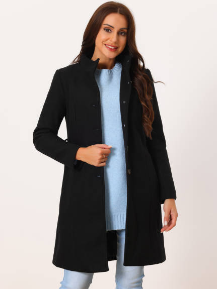 Allegra K- Single Breasted Belted Jackets