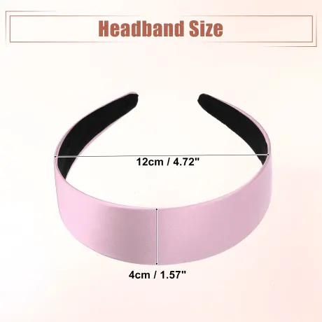 Unique Bargains- Wide Satin Headband