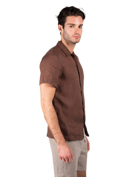 Coast Clothing Co. - Chemise en lin à manches courtes Camper