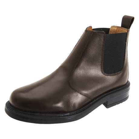 Roamers - Mens Leather Quarter Lining Gusset Chelsea Boots