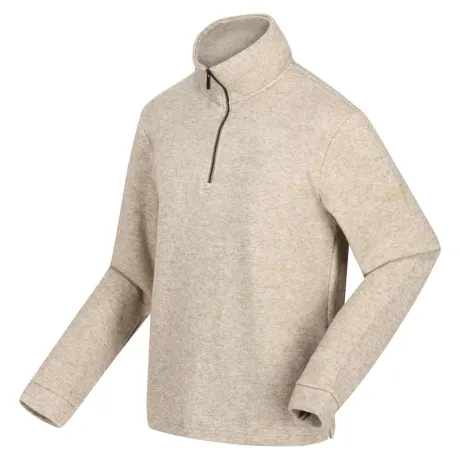 Regatta - Mens Lanchester Marl Quarter Zip Fleece Top