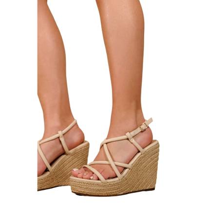 Where's That From - Womens/Ladies Elen Ankle Strap Wedge