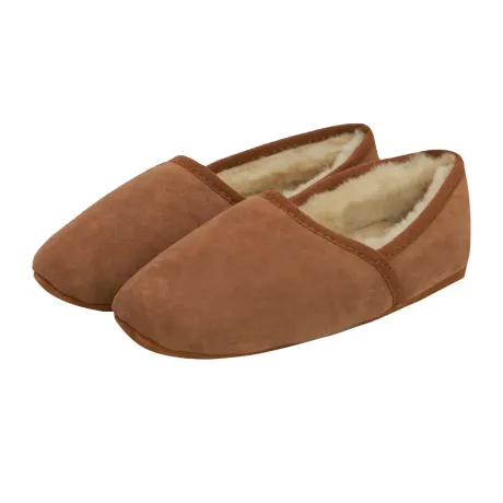 Eastern Counties Leather - Mens Full Sheepskin Turn Slippers