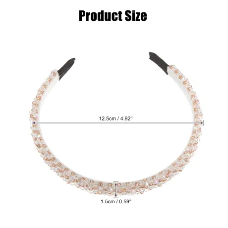 Unique Bargains - Faux Crystal Shiny Headband