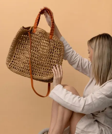 JULES KAE - The Charlotte Straw Bag