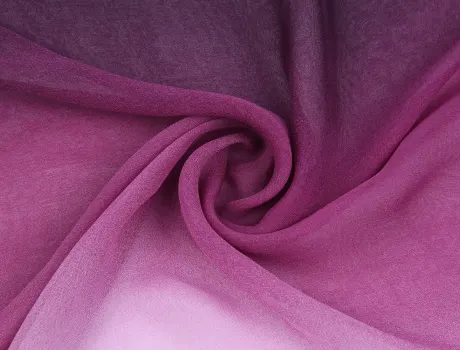 Allegra K- Long Chiffon Gradient Color Wrap Scarf