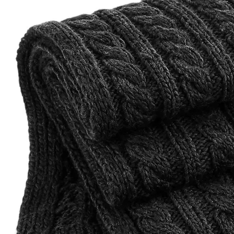 Beechfield - Unisex Cable Knit Melange Scarf