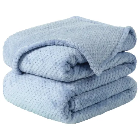 PiccoCasa- Flannel Fleece Bed Blankets (66"x90")