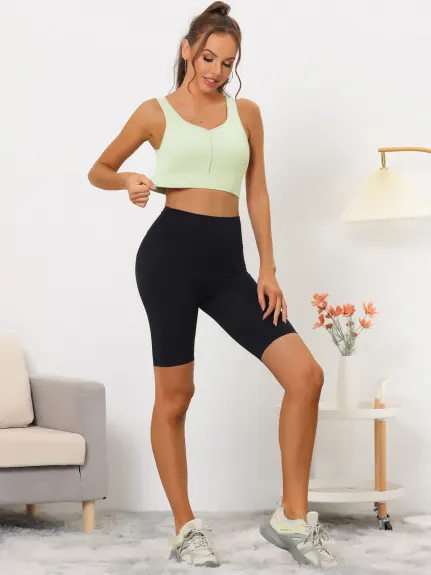 Allegra K - Soutiens-gorge de sport rembourrés sans armatures pour femmes