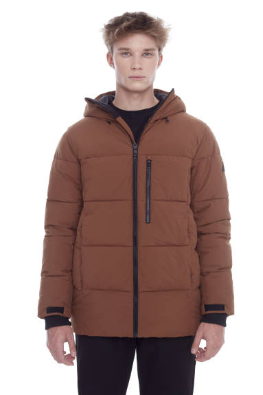 Alpine North - BANFF | Manteau matelassé recyclé pour homme avec duvet vegan