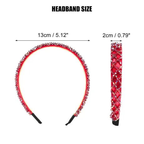 Unique Bargains - Rhinestone Embellished Headband