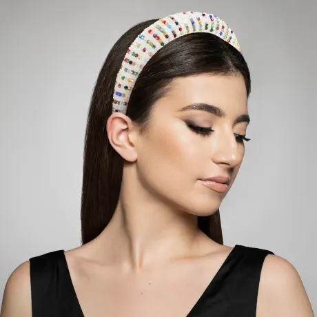 Unique Bargains- Crystal Embellished Rhinestone Bling Hairband