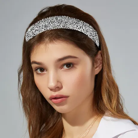 Unique Bargains- Rhinestone Crystal Diamond Bling Headbands