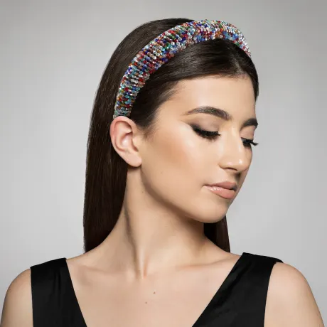 Unique Bargains- Rhinestone Bling Padded Headband Hairband