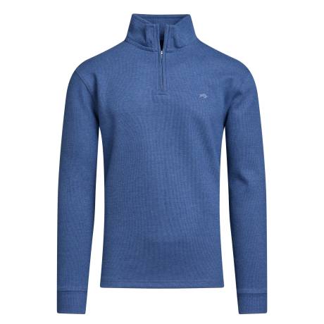 Raging Bull - Mens Classic French Rib Quarter Zip Sweater