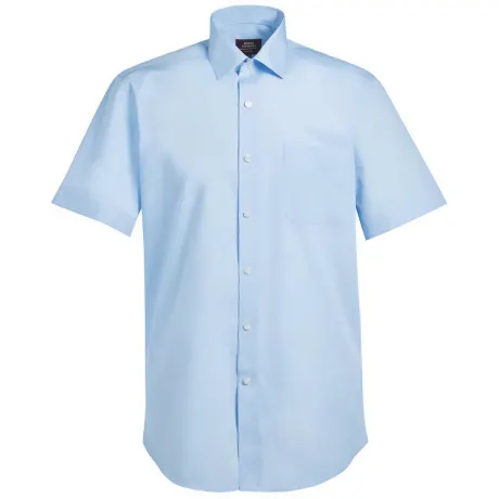 Brook Taverner - Mens Rosello Poplin Short-Sleeved Formal Shirt