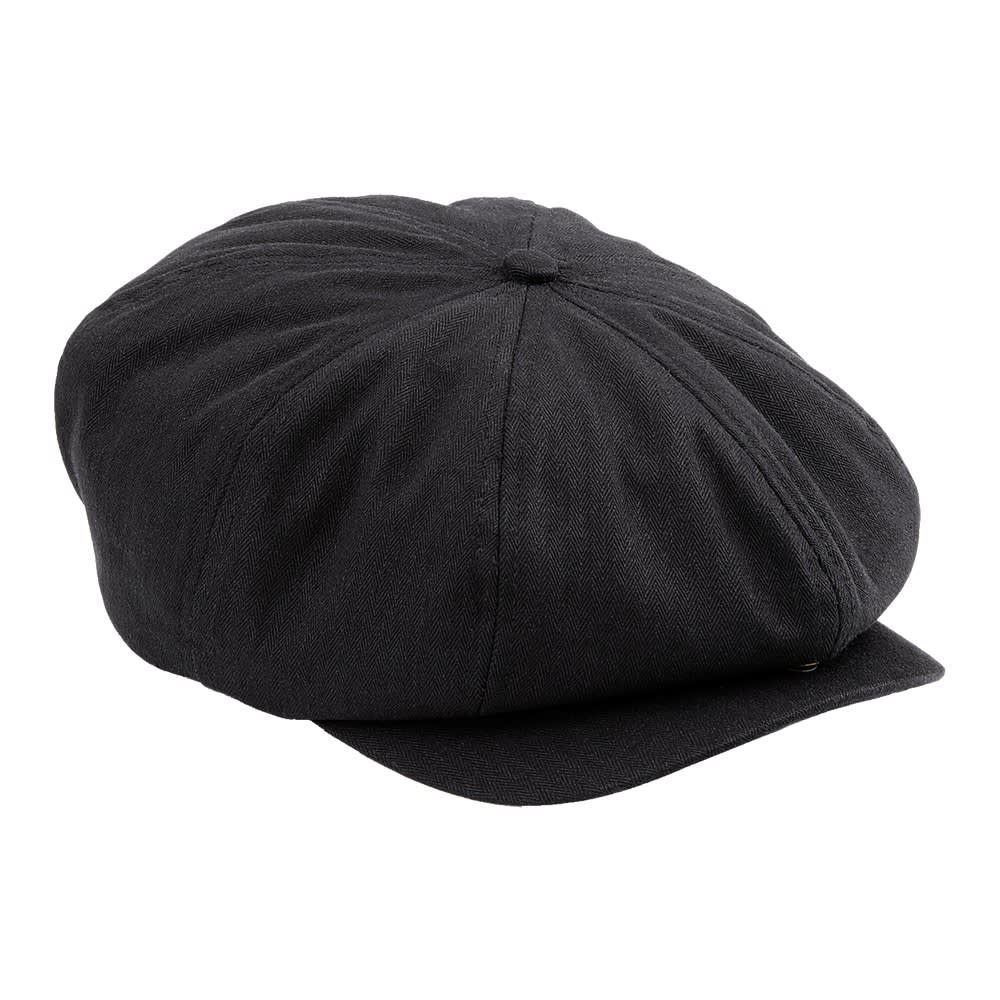 Beechfield - Mens Classic Herringbone Newsboy Cap