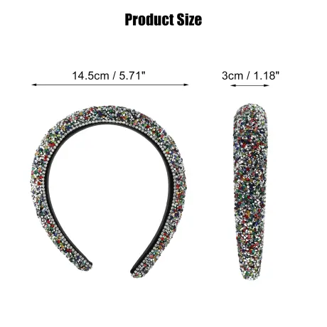 Unique Bargains- Rhinestone Crystal Diamond Bling Headbands