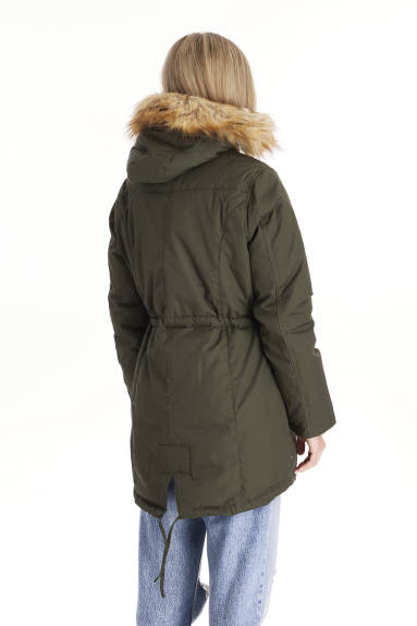 Parka d'hiver en duvet de gabardine - Modern Eternity