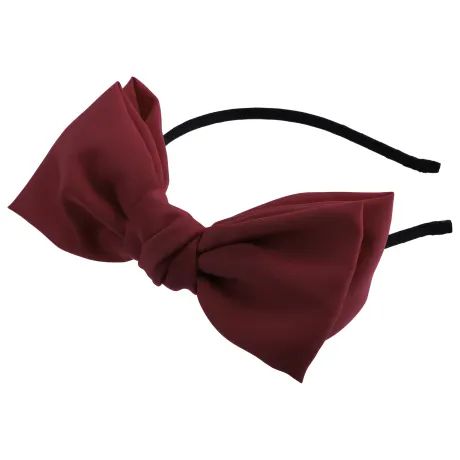 Unique Bargains - Satin Bow Knot Headband Fashion Hairband