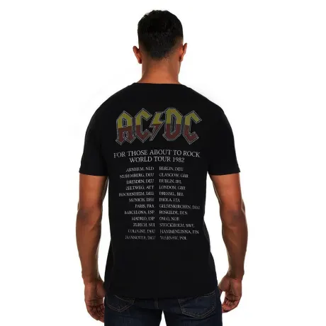 AC/DC - - T-shirt ABOUT TO ROCK TOUR - Homme