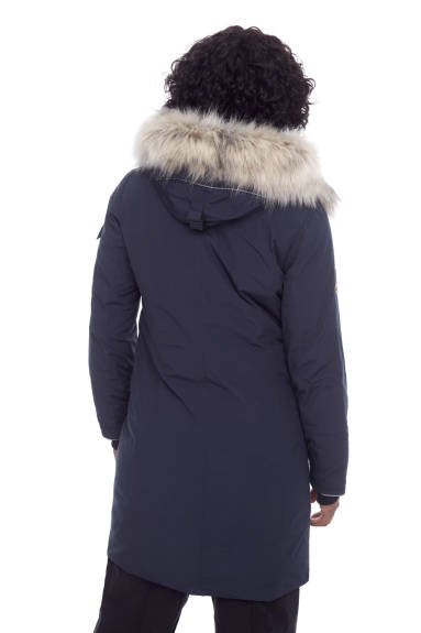 Alpine North Women's - LAURENTIAN | Vegan Down Recycled Long Parka Winter with Faux Fur Hood