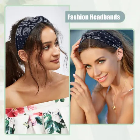 Unique Bargains- Fashion Knotted Wide Headband