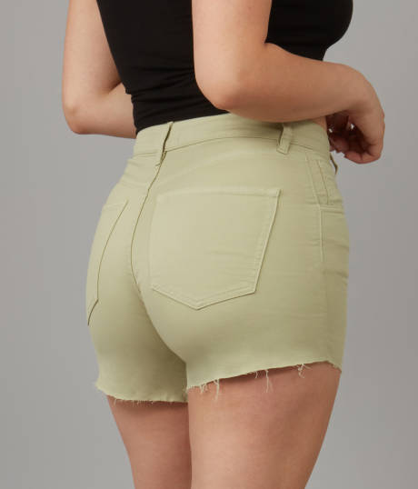 Lola Jeans LIANA-SAGE High Rise Shorts