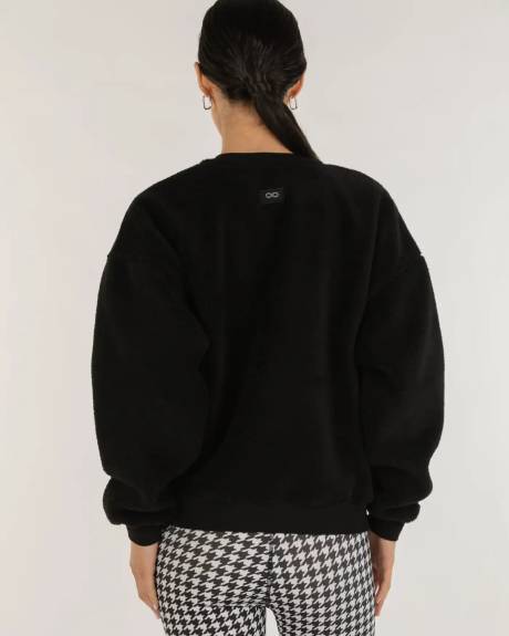 Rebody - Teddy Sherpa Sweatshirt Micro-Fleece Lined