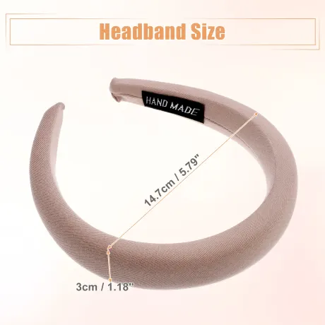 Unique Bargains- 3pcs Fabric Wide Headbands