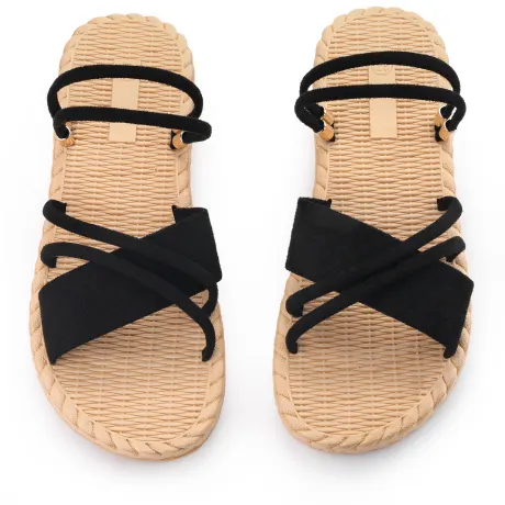 Allegra K - Two-Way Wear Slingback Strappy Flat Sandals