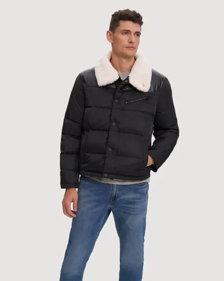 Noize - Puffer Sherpa Multi-Média Vroni pour Hommes