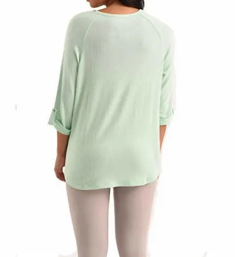 Emma Grommet V-Neck Kashmira Top