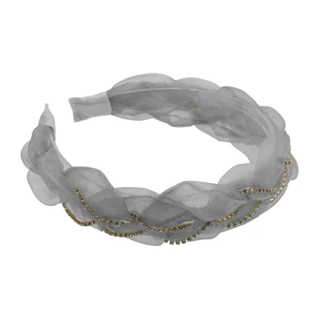 Unique Bargains - Mesh Rhinestone Chain Cross Headband