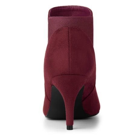 Allegra K - Stiletto Heel Chelsea Ankle Boots