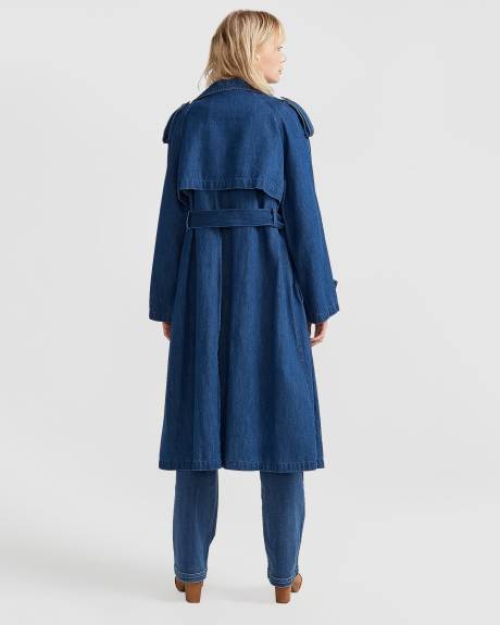 Belle & Bloom Wild Skies Denim Trench