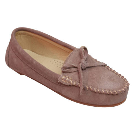 Eastern Counties Leather - Womens/Ladies Suede Moccasins