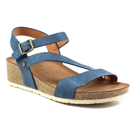 Lunar - Womens/Ladies Cluster Wedge Sandals