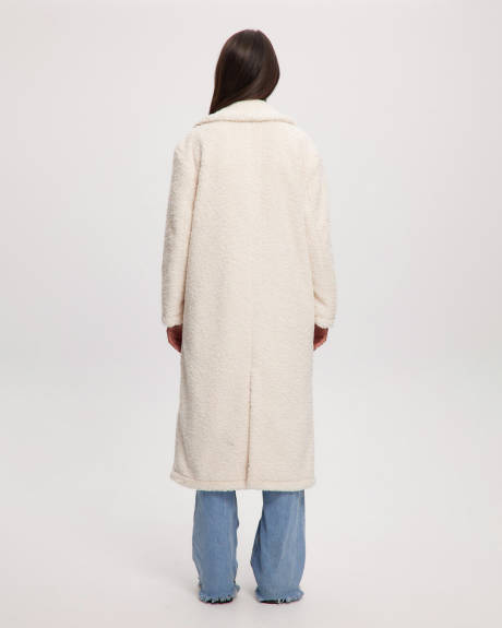 Noize - Franny Long Vegan Sherpa Coat