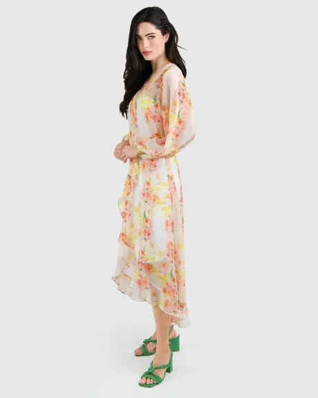 Belle & Bloom Belle robe d'évasion - bouquet floral