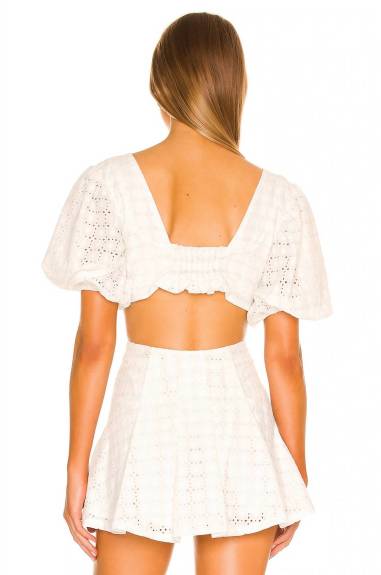 for Love & Lemons - Denise Crop Top