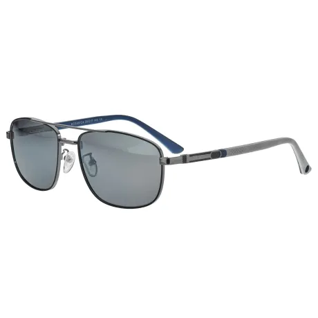 Breed Gotham Polarized Sunglasses - Silver/Black