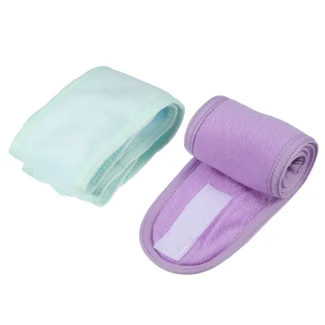 Unique Bargains- 2 Pcs Self-Adhesive Tape Headbands