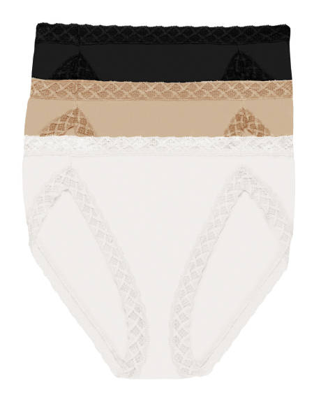 Natori - Bliss Cotton French Cut Brief 3-Pack