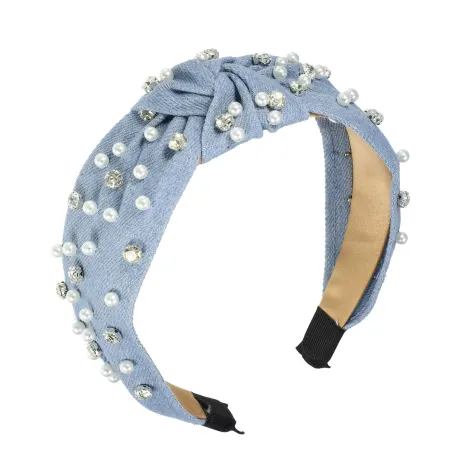 Unique Bargains- strass cristal noué Headband