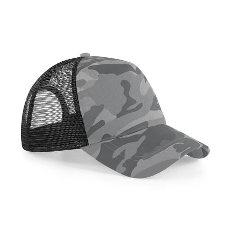 Beechfield - Retro Camouflage Snapback Trucker Cap (Pack of 2)