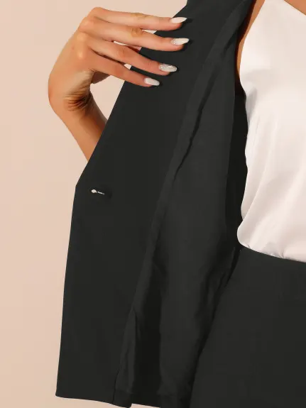 Allegra K - Blazer and Pencil Skirt Business Skirt Suit