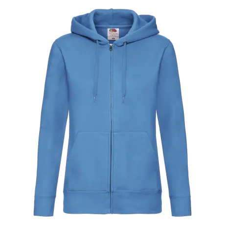 Fruit of the Loom - Womens/Ladies Premium Lady Fit Full Zip Hoodie